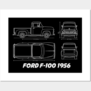 Ford F 100 1956 Posters and Art